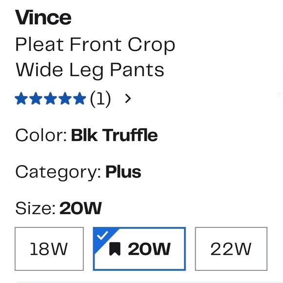 Vince Ankle Length Chocolate Wide-Leg Pants - Picture 7 of 9